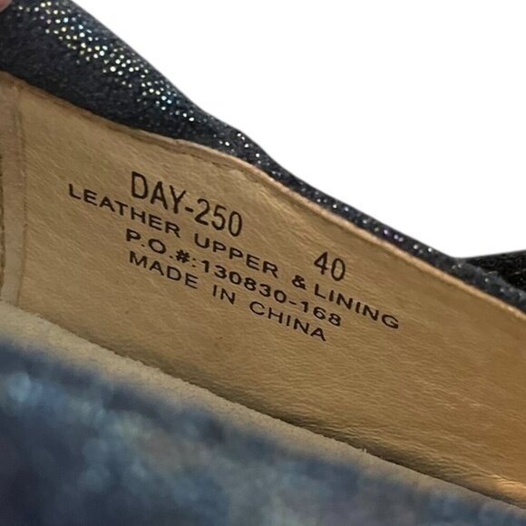 Alegria Woman's Blue/Silver Professional Mary-Jane Clogs/Mules Sz 9.5-10 - Picture 6 of 9